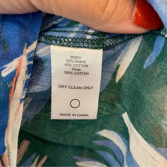 Trovata Brett Short Sleeve Bohemian Blouse - Picture 7 of 8